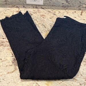 EUC Crown & Ivy Black Lace Pants